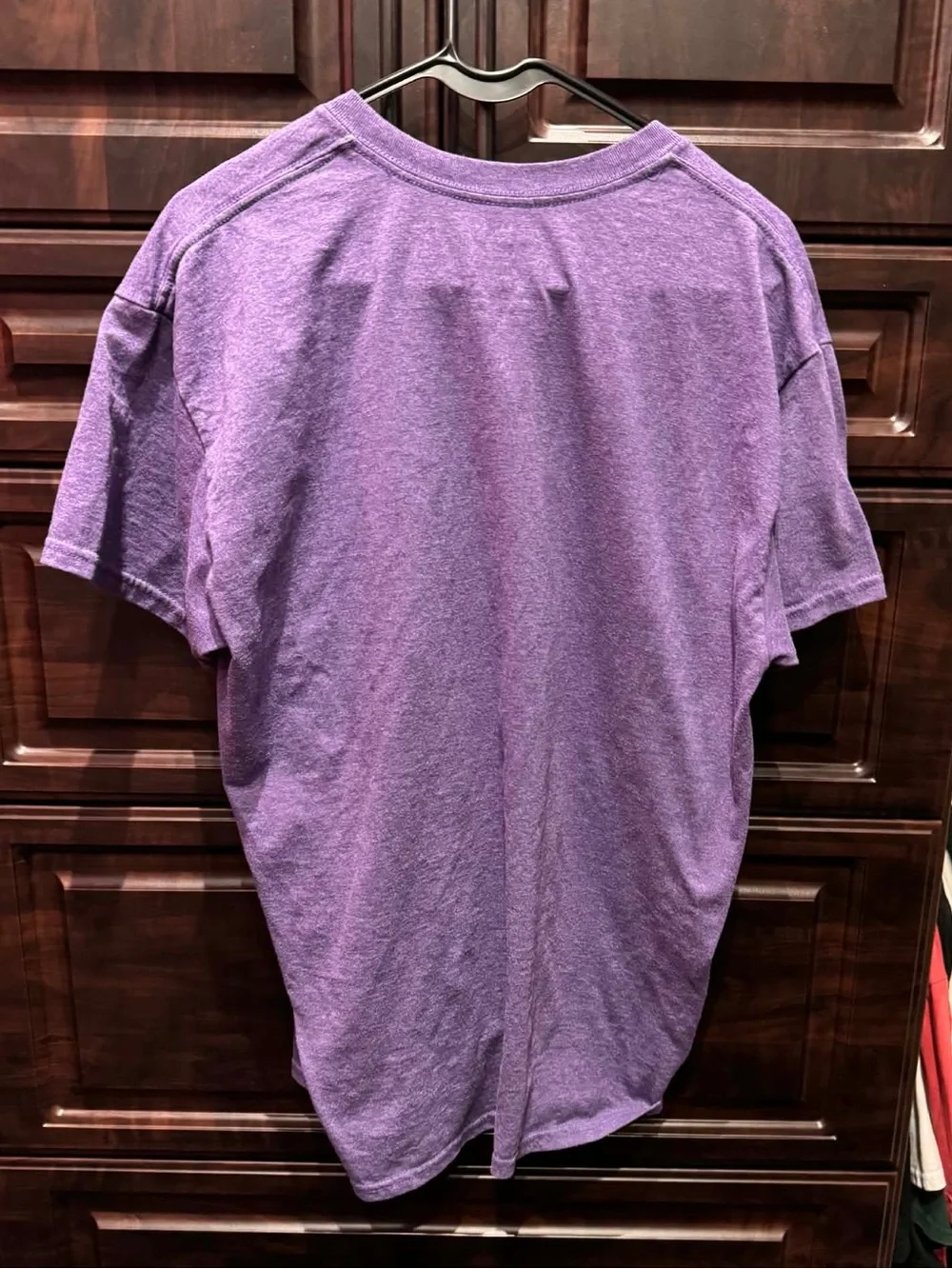 Gildan Purple Tee with White Unicorn 